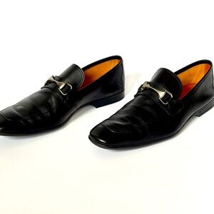 Magnanni Tazon Men’s Bit Loafers in Sleek Black